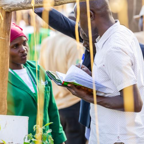 Farmers at Continental Seeds Demo Plot, Jinja, Uganda  
